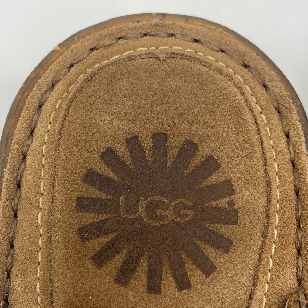 πSALEπ UGG Brown Leather Hurricane Sandals - Picture 6 of 9